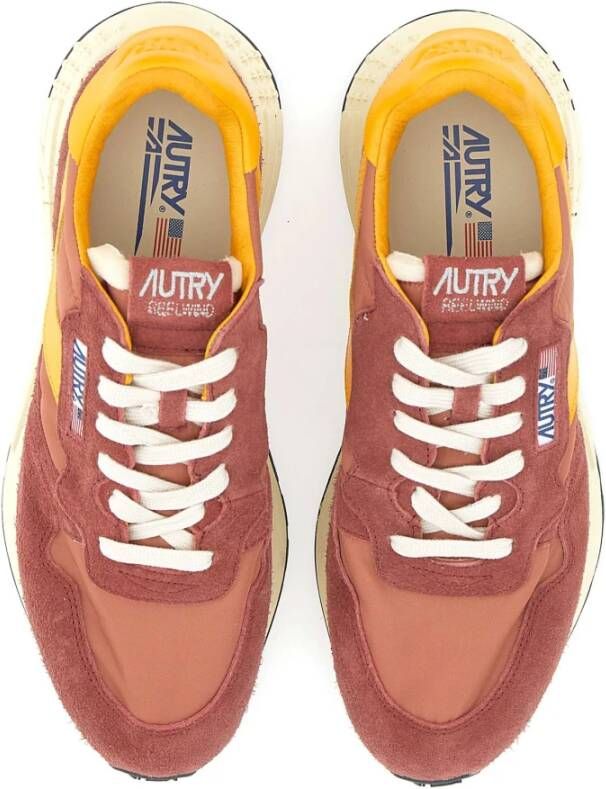 Autry Klassieke Lage Sneakers Red Heren