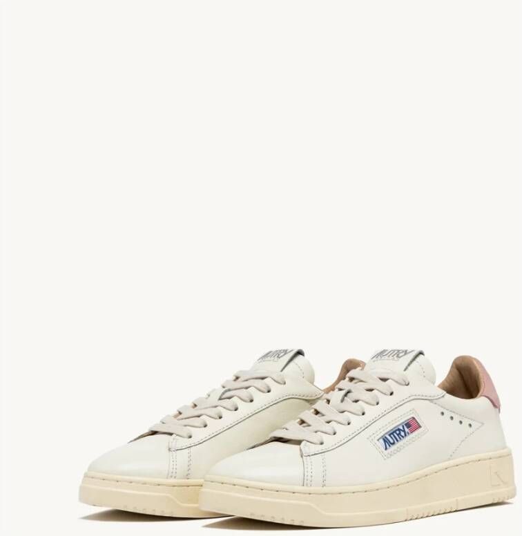 Autry Klassieke witte leren sneakers White Dames