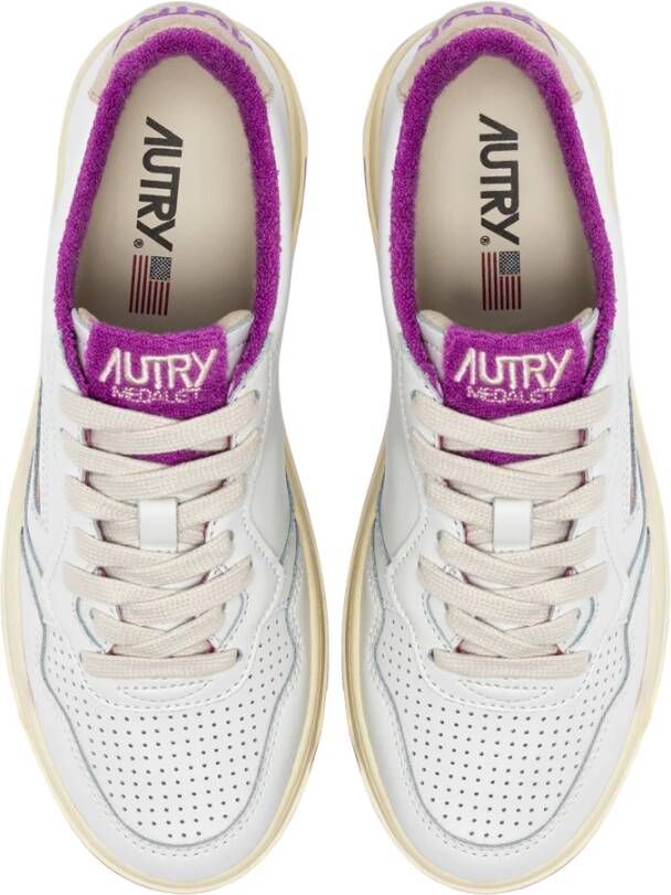 Autry Klassieke witte sneakers White Dames