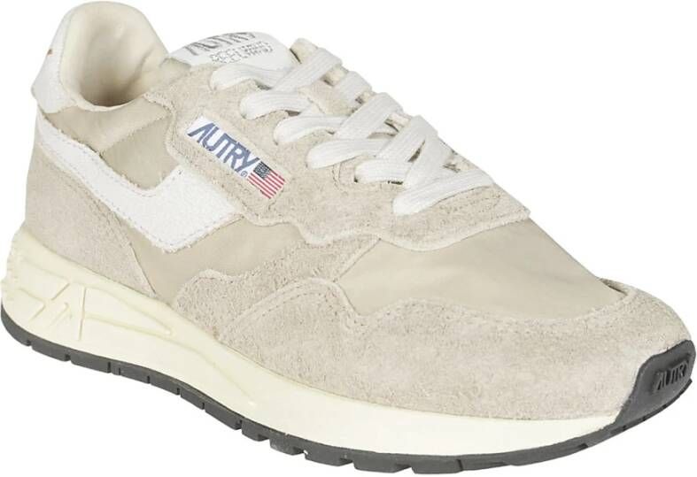 Autry Laag Nylon Scheur Reelwind Visserijmolen Beige Dames