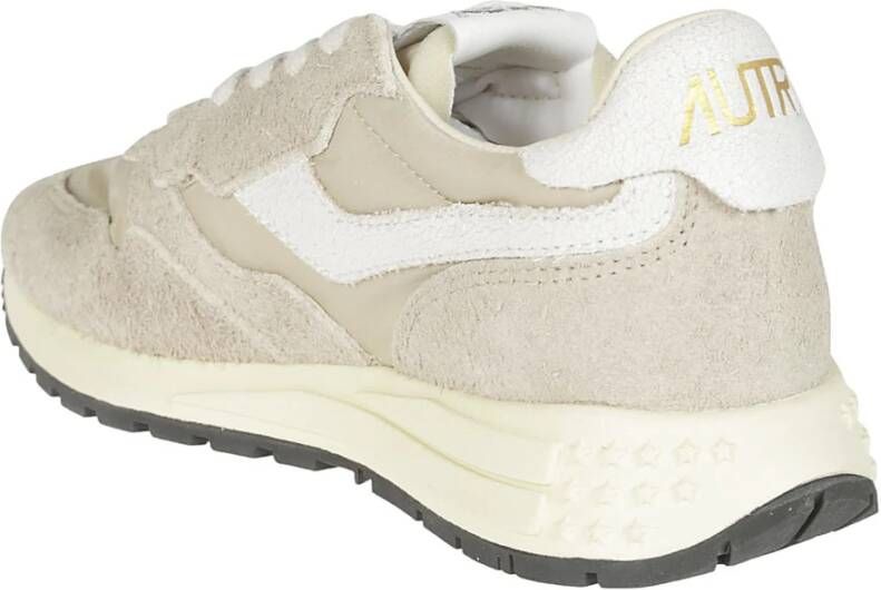 Autry Laag Nylon Scheur Reelwind Visserijmolen Beige Dames