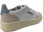 Autry International Low-Top Sneakers baskets medalist low cuir suede bleu in beige - Thumbnail 18