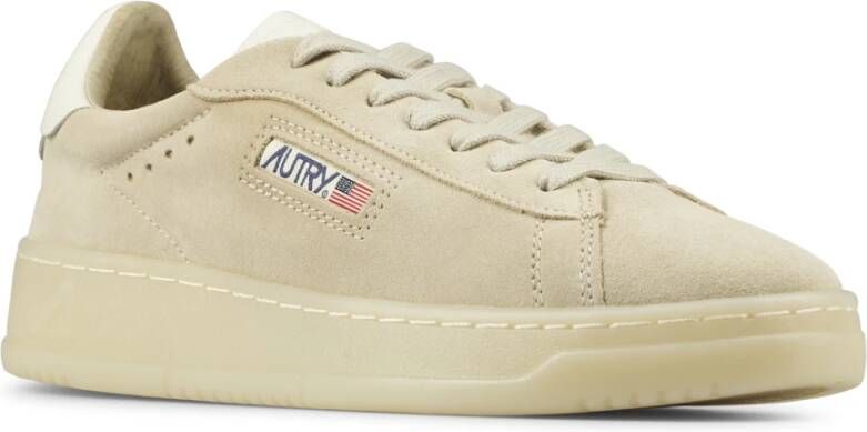 Autry Lage Dallas Sneakers Beige Dames