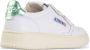 Autry Lage groene tab-schoenen in wit pastelgroen White Dames - Thumbnail 3