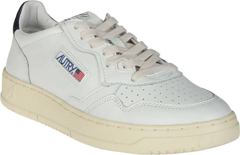 Autry Lage Leren Medalist Sneakers White Heren