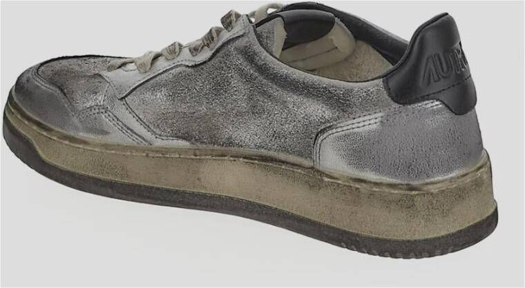 Autry Lage Leren Sneaker Gray Heren