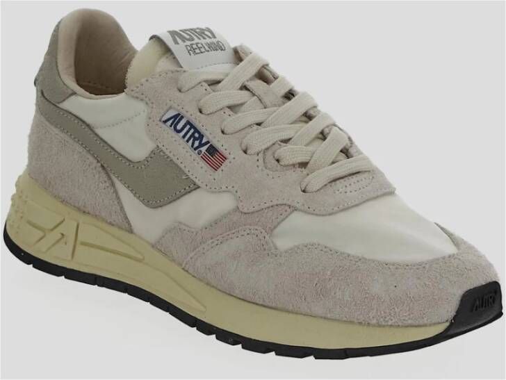 Autry Reelwind Sneakers Vintage-geïnspireerde Prestatieschoenen Beige