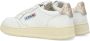 Autry Lage Leren Sneakers met Geborduurde Patch White Dames - Thumbnail 3