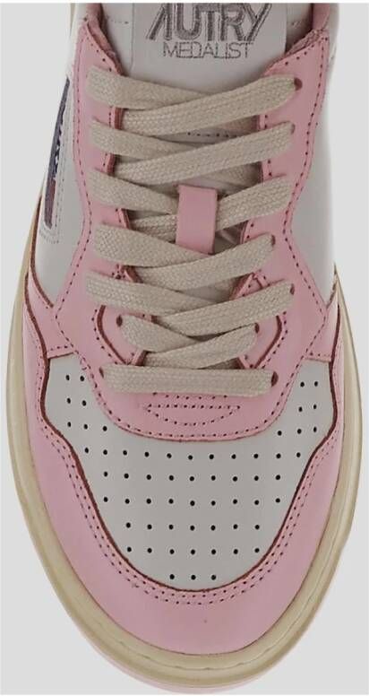 Autry Lage Leren Sneakers Multicolor Dames