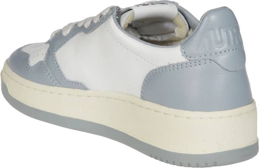 Autry Lage Leren Sneakers Blue Dames