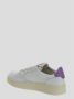 Autry Witte Leren Sneakers met Lila Accenten White Dames - Thumbnail 10