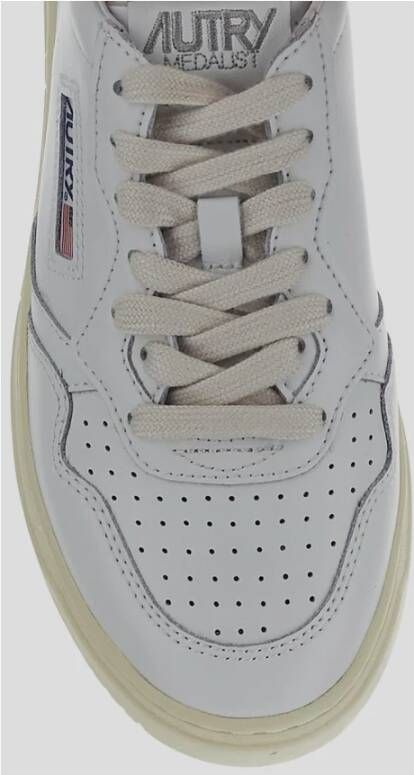 Autry Lage Leren Sneakers White Dames