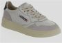 Autry Witte Zwarte Sneakers met Suède Detail White Dames - Thumbnail 5