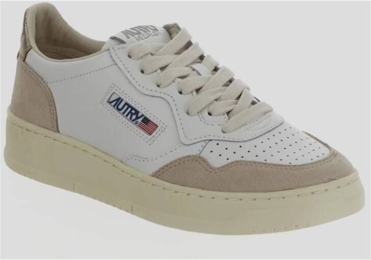 Autry Lage Leren Sneakers White Dames