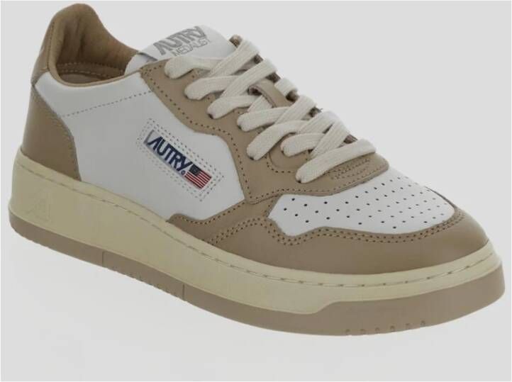 Autry Lage Leren Sneakers White Dames