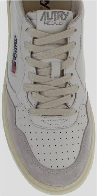 Autry Lage Leren Sneakers White Heren