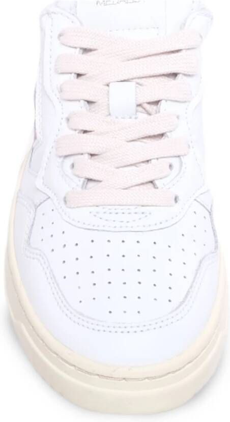 Autry Lage Leren Witte Schoenen in Wht Wht White Dames