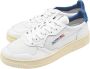 Autry Lage Man Leren Sneakers Wit Blauw White Dames - Thumbnail 3