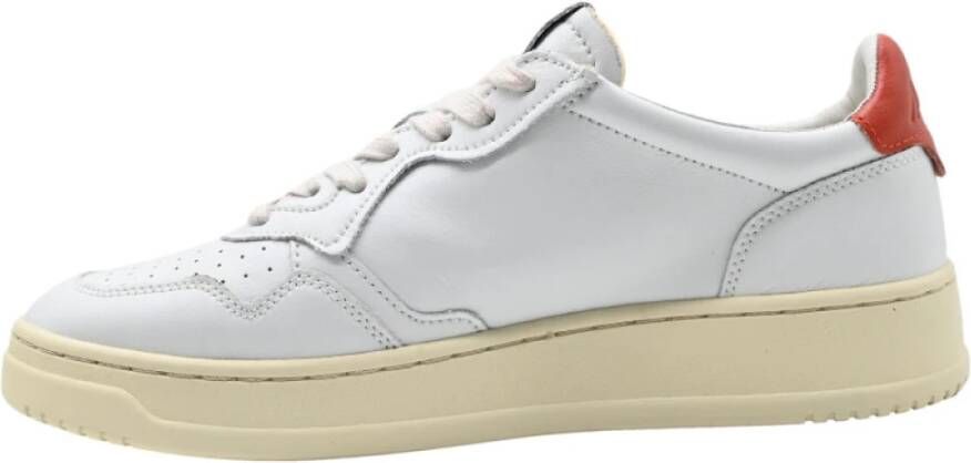 Autry Lage Man Sneakers in Wit Roest White Heren