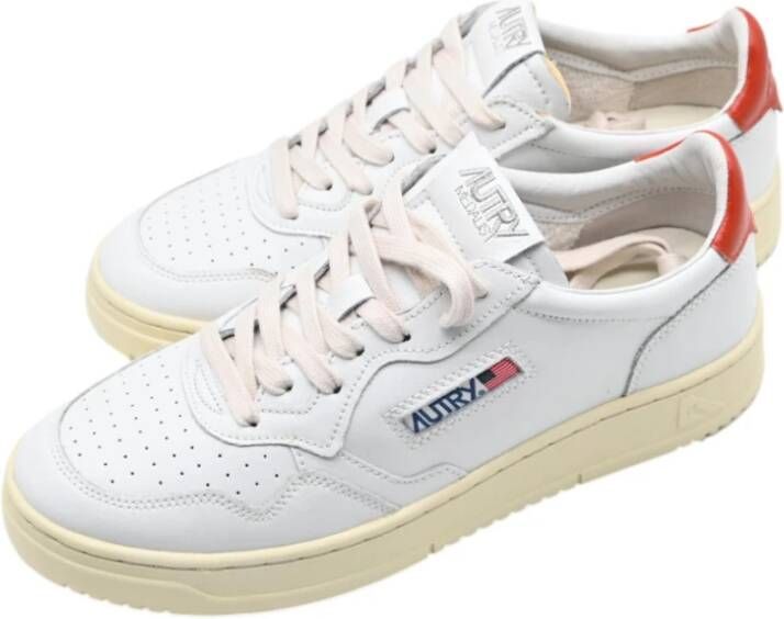 Autry Lage Man Sneakers in Wit Roest White Heren