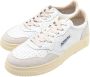 Autry Lage Man Sneakers Wit Geitenleer Suède White Heren - Thumbnail 3