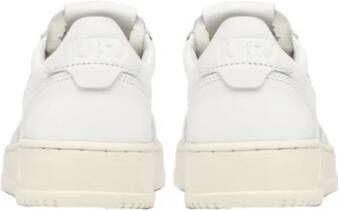 Autry Lage Medalist Geitenleren Sneakers White Heren