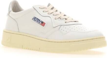 Autry Lage Medalist Leren Sneakers Wit White Heren