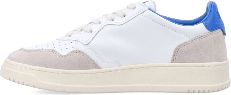 Autry Lage Medalist Sneakers met Leren Bovenwerk White Heren