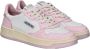 Autry Witte en Roze Lage Leren Sneakers Witte Roze Leren Sneakers voor Dames Multicolor White Dames - Thumbnail 5