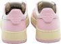 Autry Witte en Roze Lage Leren Sneakers Witte Roze Leren Sneakers voor Dames Multicolor White Dames - Thumbnail 6