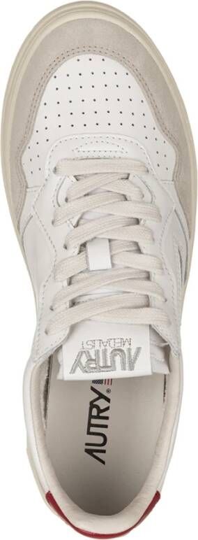 Autry Lage Medalist Sneakers voor Dames Wit Dames