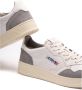 Autry Witte leren lage sneakers met grijze suède details Gray Heren - Thumbnail 13