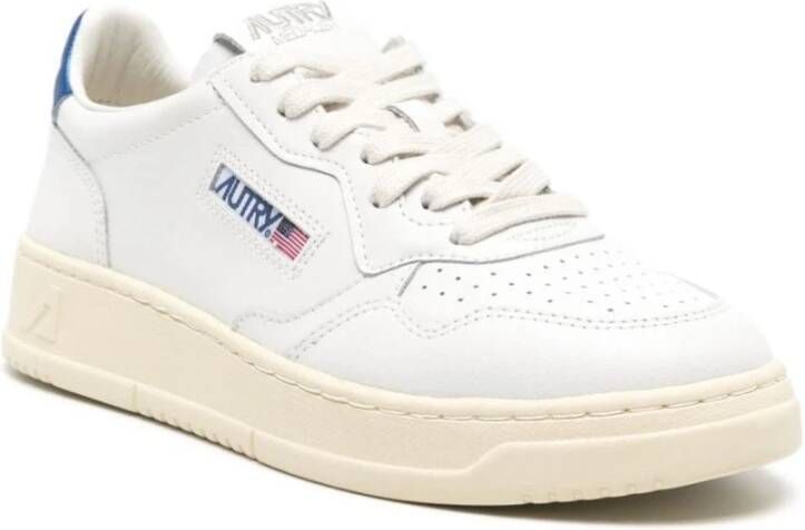 Autry Lage Medalist Sneakers Wit Zwart White Heren