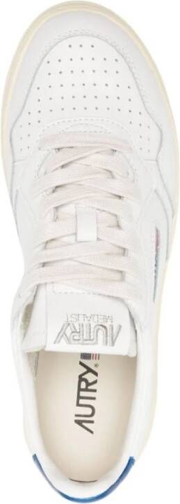 Autry Lage Medalist Sneakers Wit Zwart White Heren