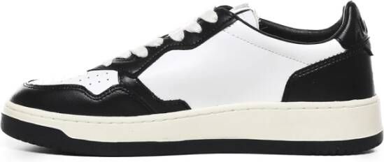 Autry Lage Medalist Sneakers Zwart Wit Black Heren