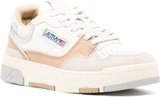 Autry Lage Natuurlijke Beige Kameel Sneaker Beige Dames