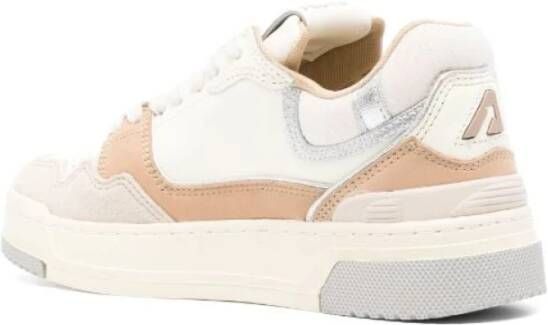 Autry Lage Natuurlijke Beige Kameel Sneaker Beige Dames