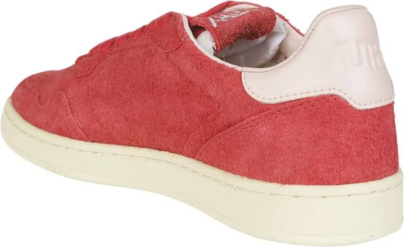 Autry Lage Platte Sneakers Red Dames