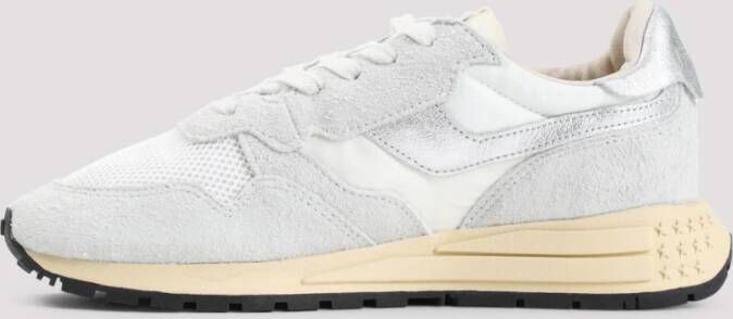 Autry Lage Reelwind Sneakers in Wit Zilver White Dames