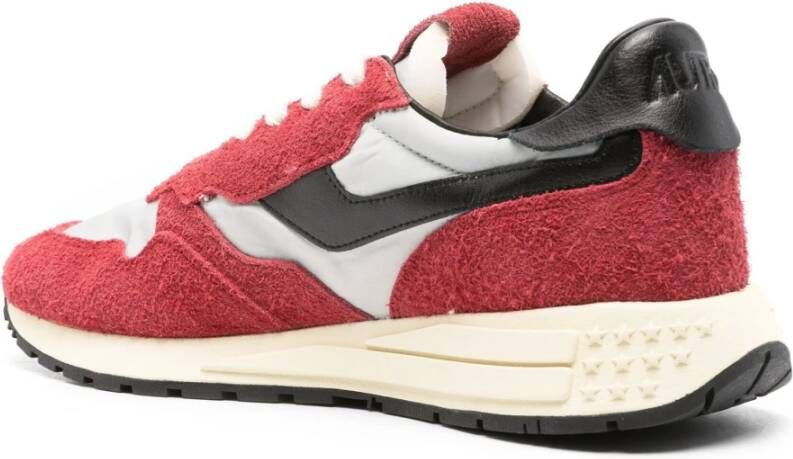 Autry Lage Reelwind Sneakers Rood Grijs Zwart Red Heren