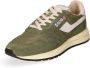 Autry Lage Sneaker van Leer Nylon en Suède Green Heren - Thumbnail 2