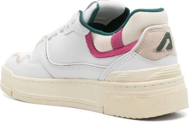 Autry Lage Sneakers in Klassieke Stijl White Dames