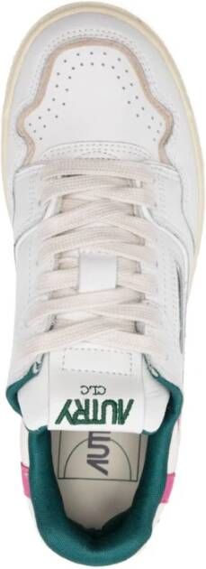 Autry Lage Sneakers in Klassieke Stijl White Dames