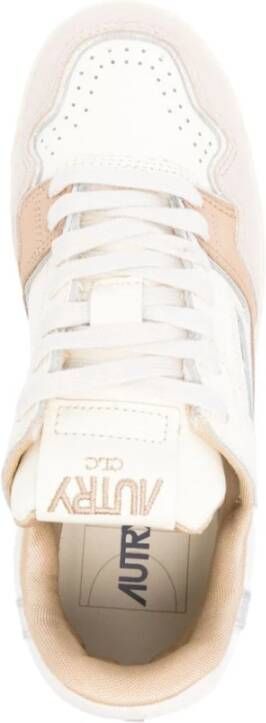 Autry Lage Sneakers in Natuurlijk Zilver Multicolor Dames