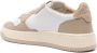 Autry Lage Sneakers in Wit Bruin Leer Beige Dames - Thumbnail 2