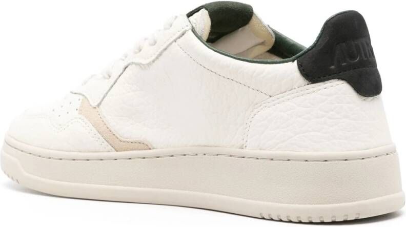 Autry Lage Sneakers met Gestructureerde Afwerking White Heren