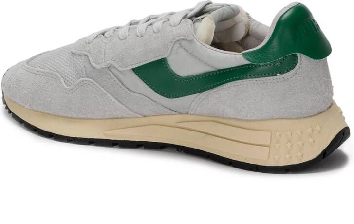 Autry Lage sneakers met logo detail Gray Heren