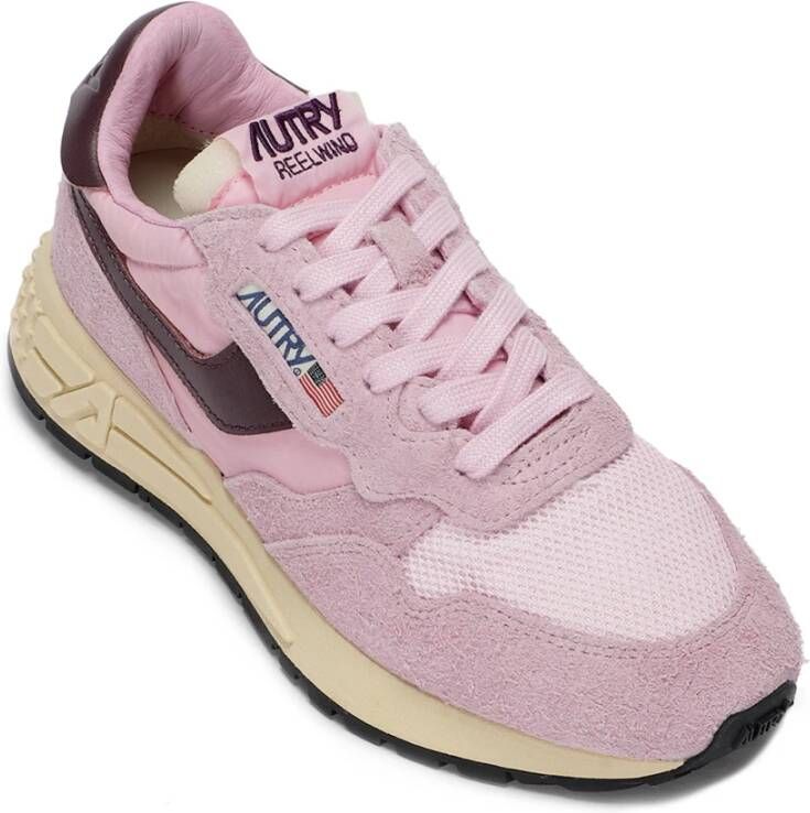 Autry Lage sneakers met logo detail Pink Dames