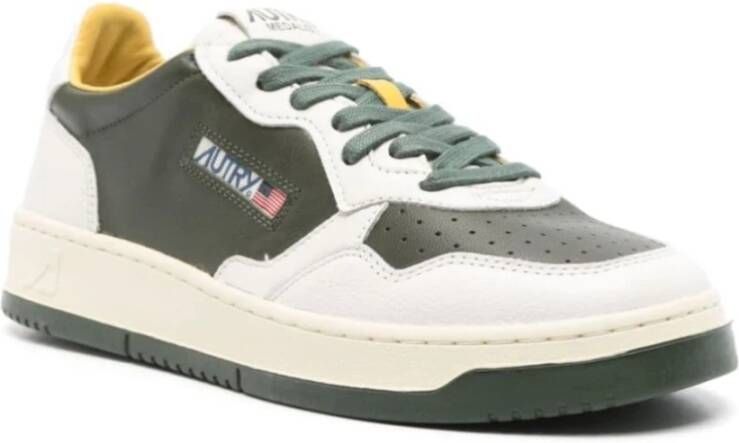 Autry Lage Sneakers met Medialist Design Green Heren