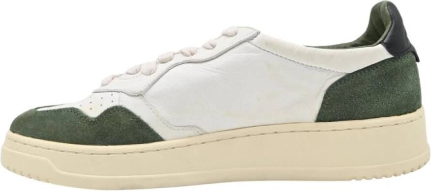 Autry Lage Sneakers van Geitenleer White Heren